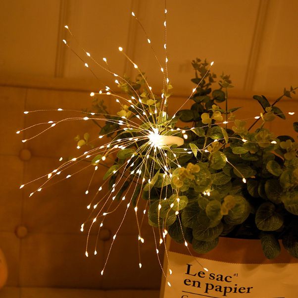 たんぽぽ❁ ソーラー花火ライト タンポポ ガーデニング キャンプ イルミネーション